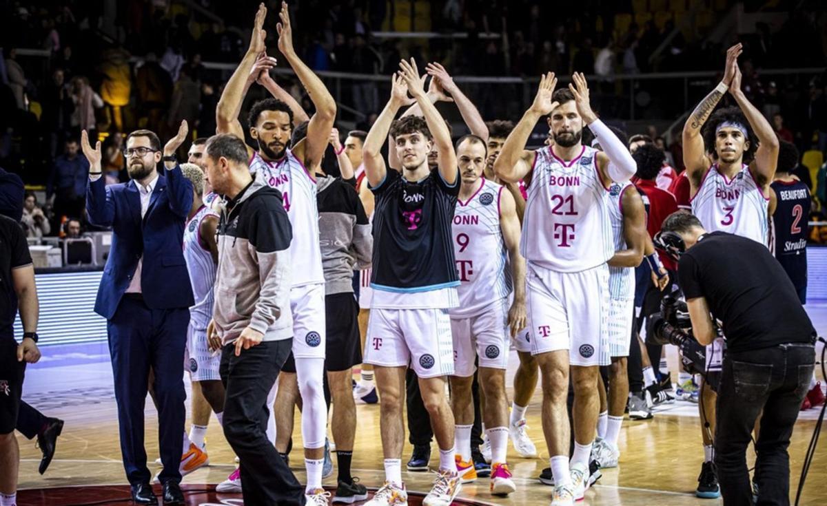 El Telekom Baskets Bonn será el rival del Unicaja este viernes en la semifinal de la Basketball Champions League. | BCL