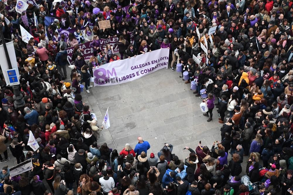 Unas 40.000 personas secundan la marcha feminista