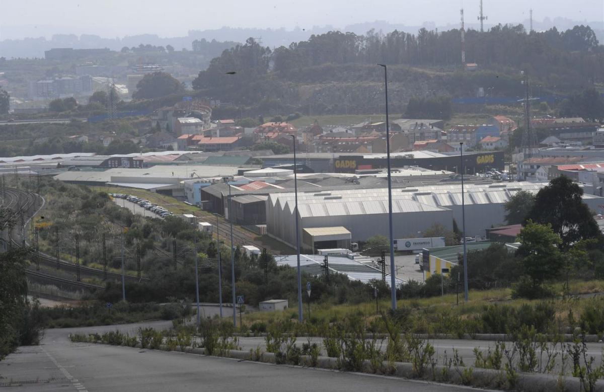 Panorámica del polígono empresarial de Pocomaco. |   // CARLOS PARDELLAS