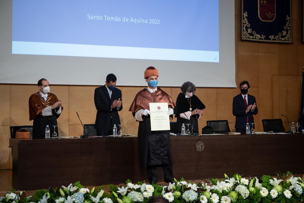 Acto por la fiesta de Santo Tomás de Aquino en la UPCT