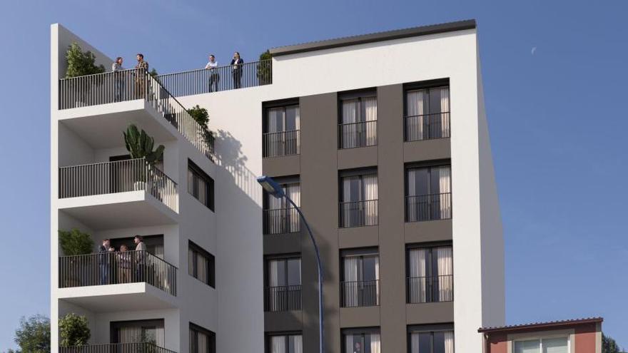 Recreación de la promoción Mirador da Corveira. |  LOC