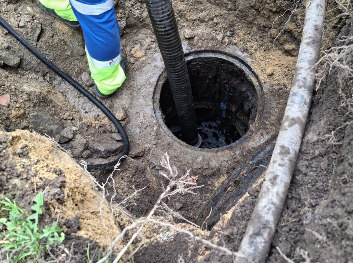 Colector que se pretende renovar. | SANTOS ÁLVAREZ