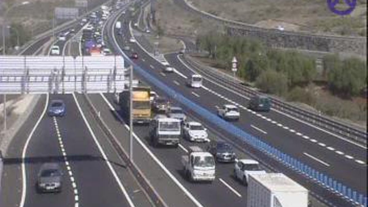 Accidente a la altura de Guaza