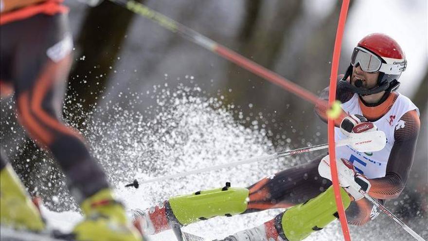 Santacana y el aragonés Galindo logran la segunda medalla para España con una plata en eslalon