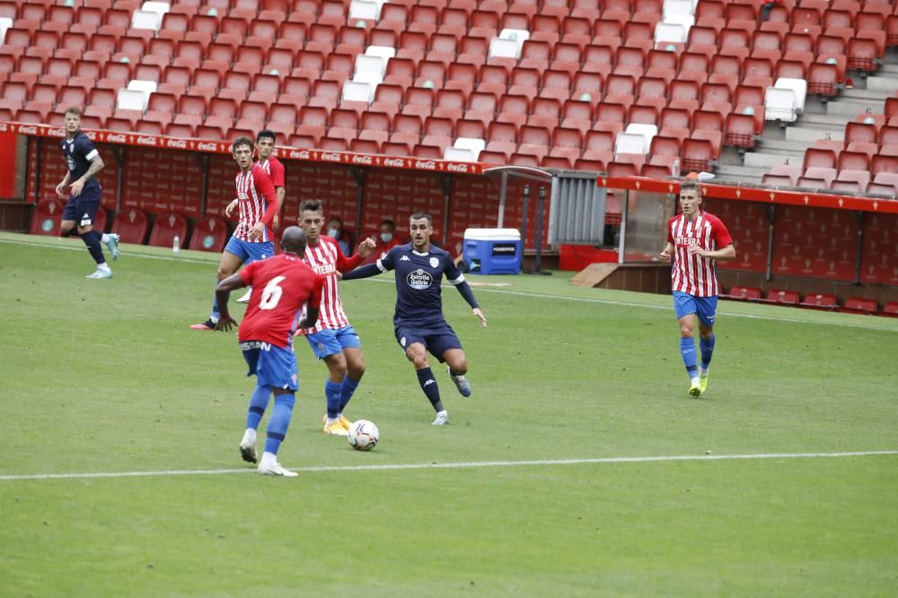 El partido entre el Sporting y el Lugo, en imágenes