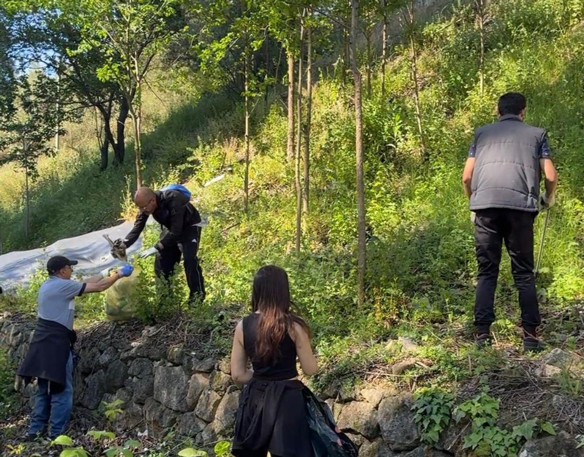La iniciativa ha permitido retirar más de 200 kilos de basura