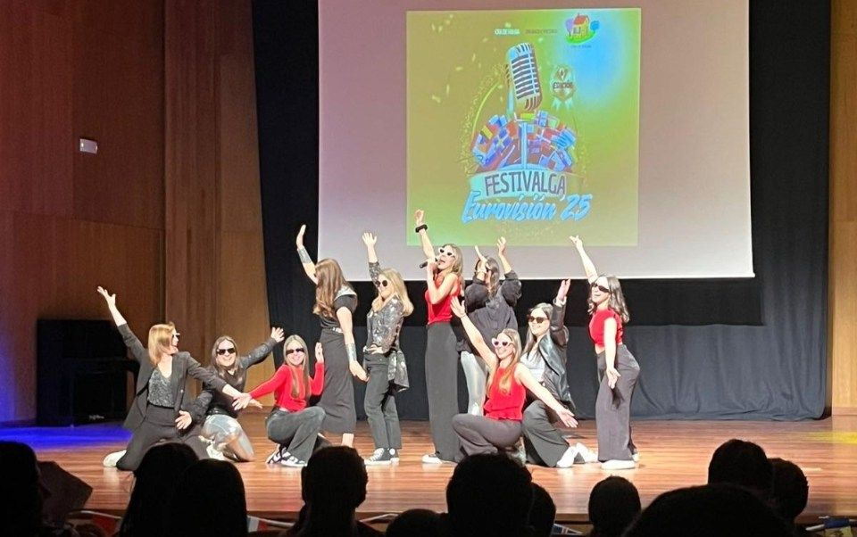 Un momento del Festivalga, la cita con la música donde los niños son los teloneros de Eurovisión.