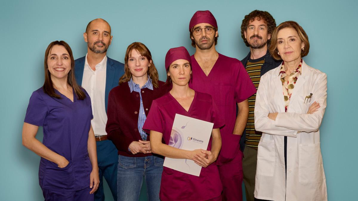 Los protagonistas de la serie 'In vitro'