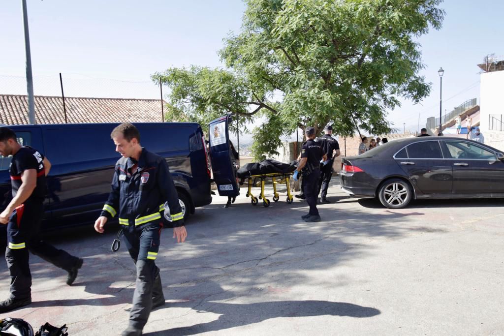 Encuentran muerto a un vecino de Lorca desaparecido encajado en el hueco entre dos casas