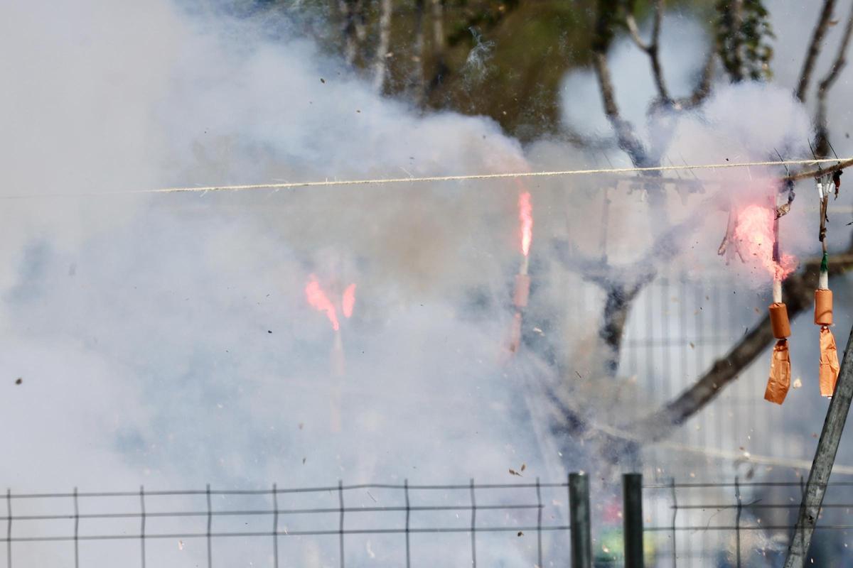 Las imágenes de la mascletà de Hermanos Ferrández en la Magdalena 2026