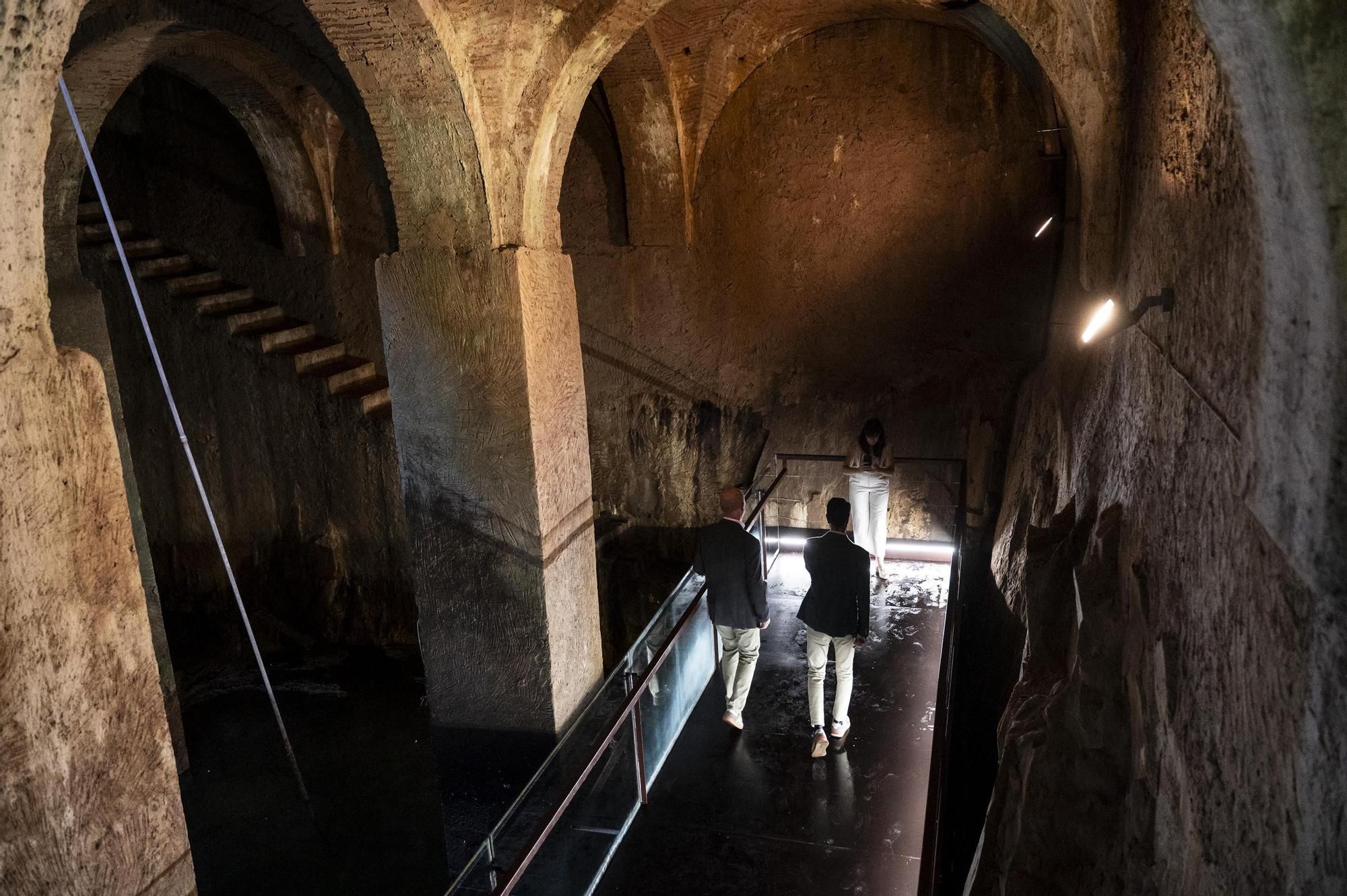 Galería | Así ha quedado el aljibe de la Preciosa Sangre de Cáceres