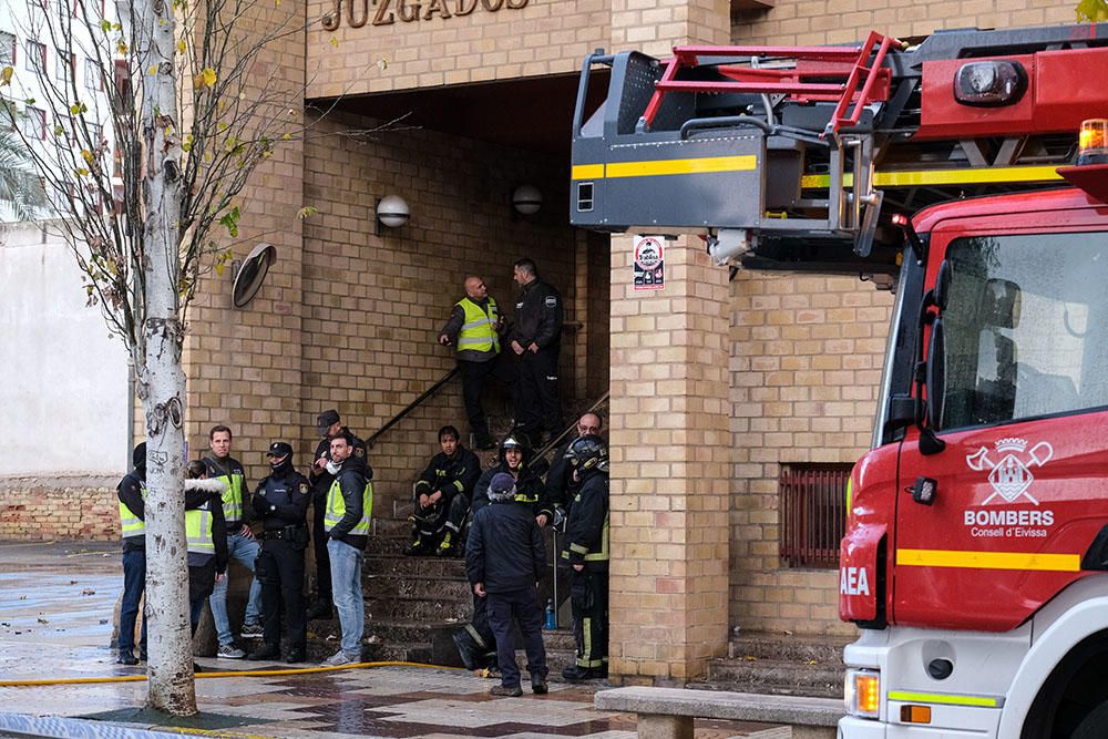 Incendio en los Juzgados de Ibiza