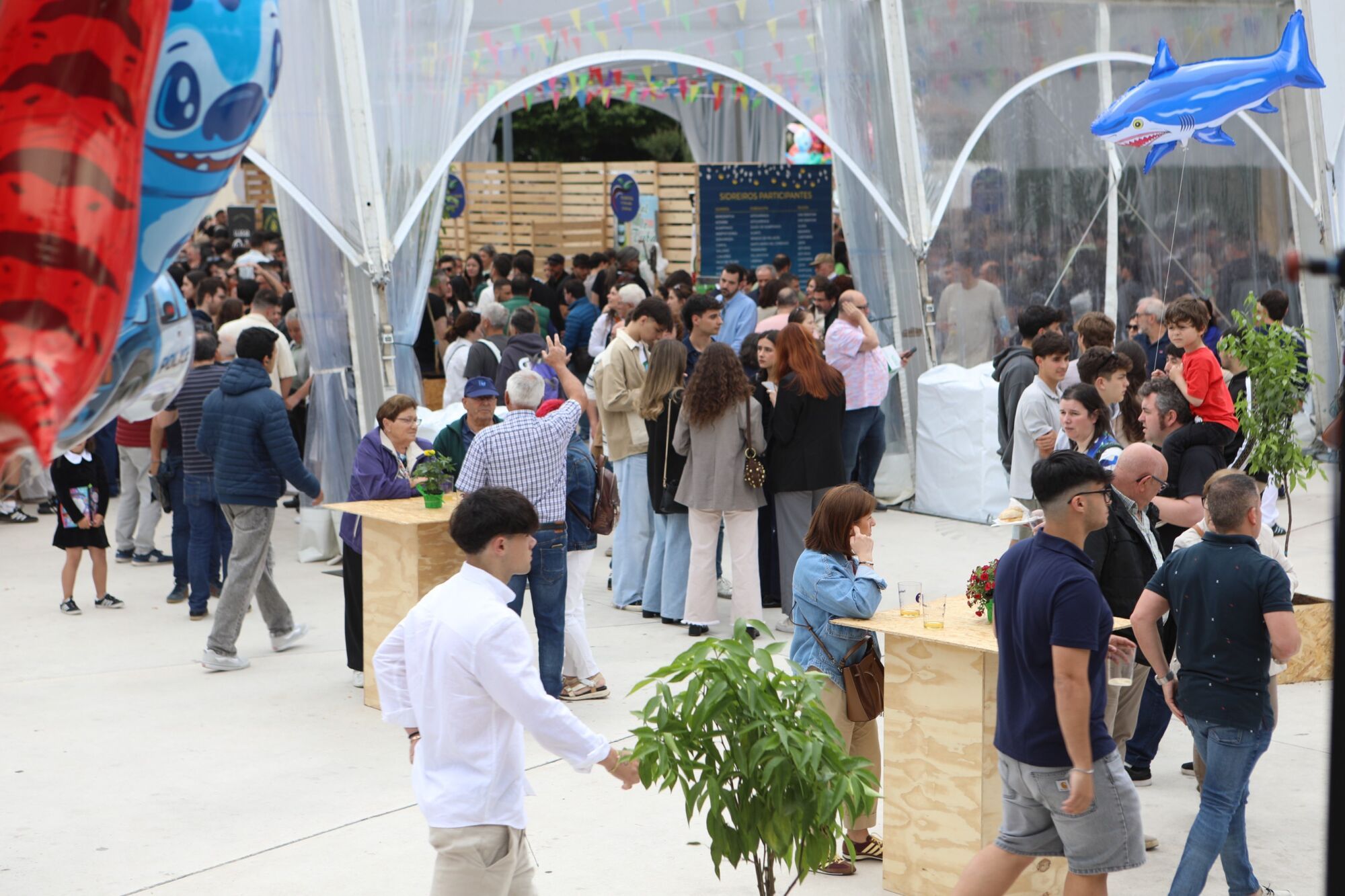 Asistentes a la cita gastronómica