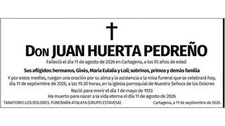 D. Juan Huerta Pedreño