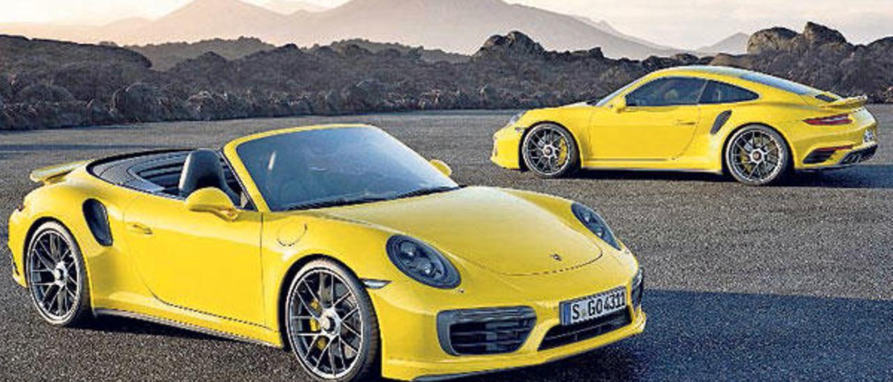Porsche 911 Turbo S y 911 Turbo S Cabriolet. // FdV