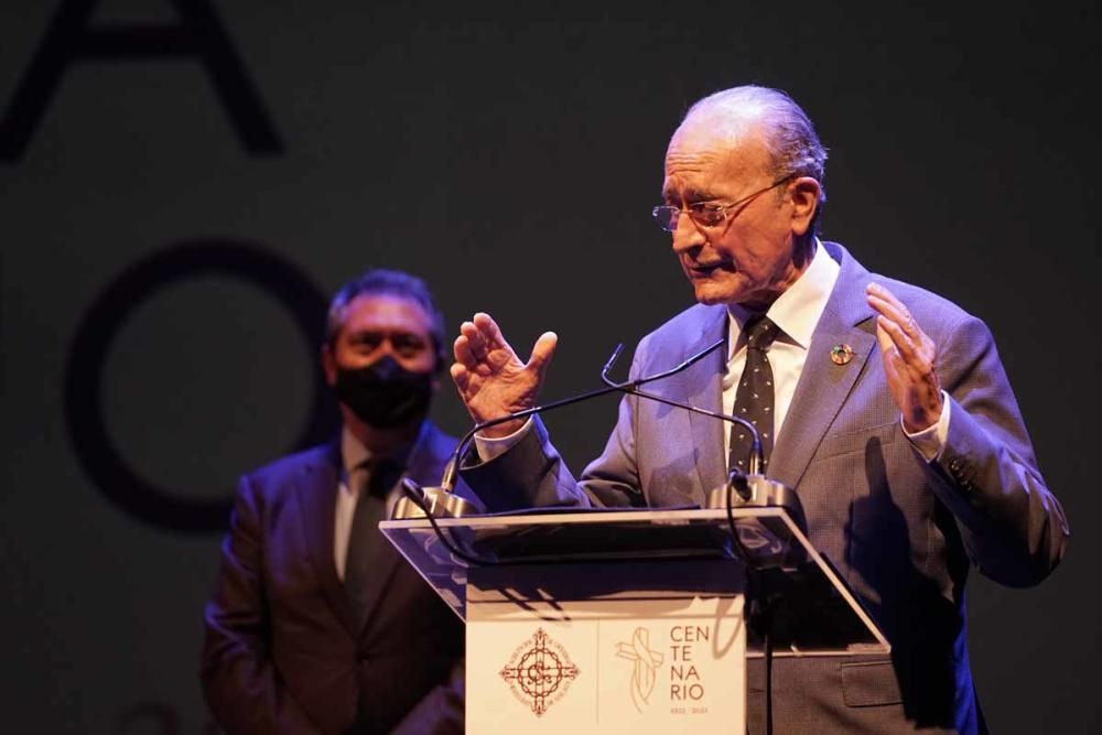 La Agrupación de Cofradías de Málaga presenta su centenario a los cofrades andaluces