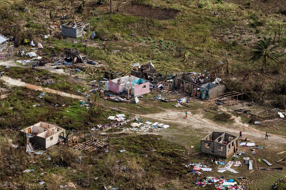 L'huracà Matthew passa per Haití