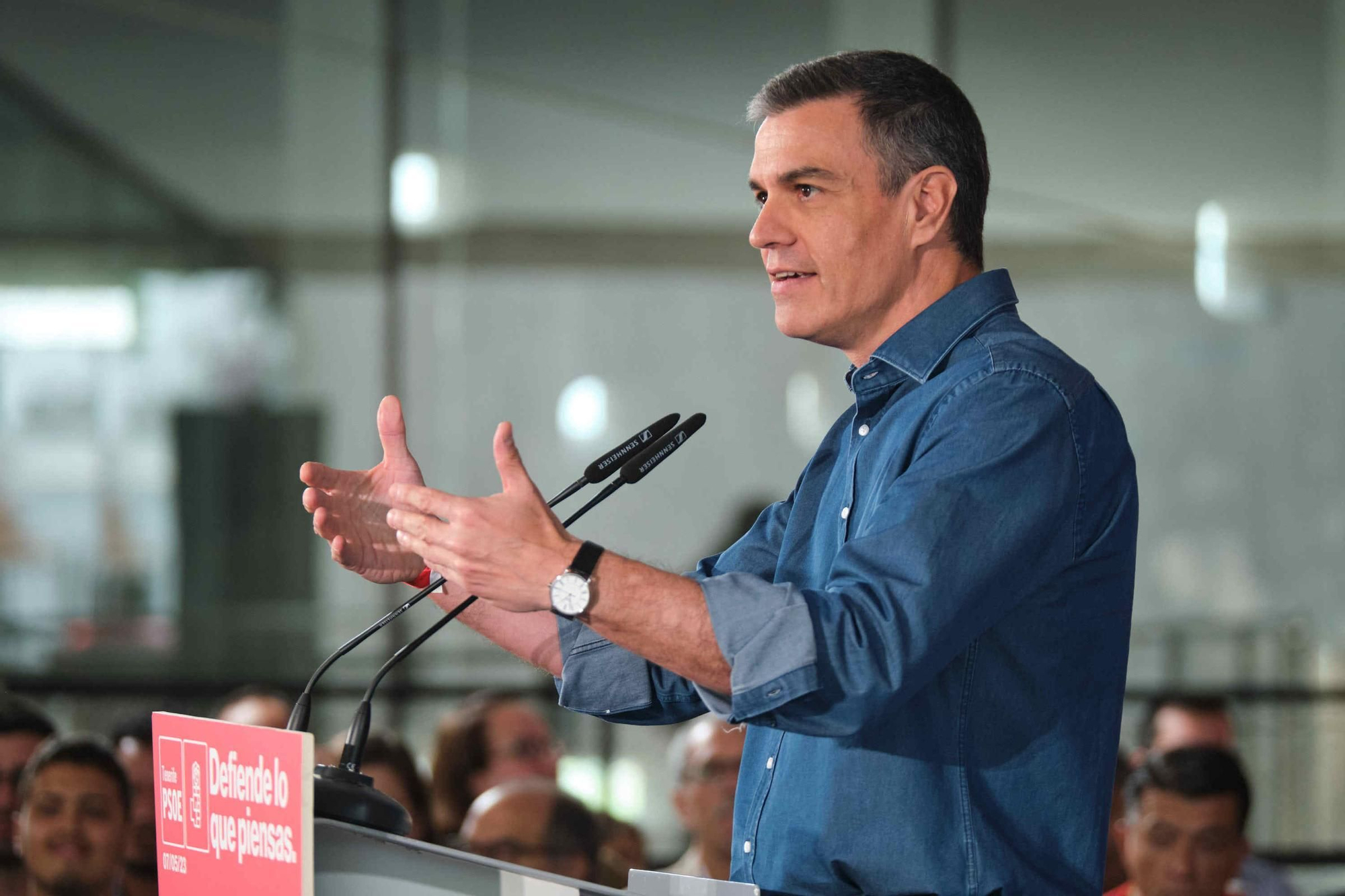 Mitin de Pedro Sánchez en Tenerife