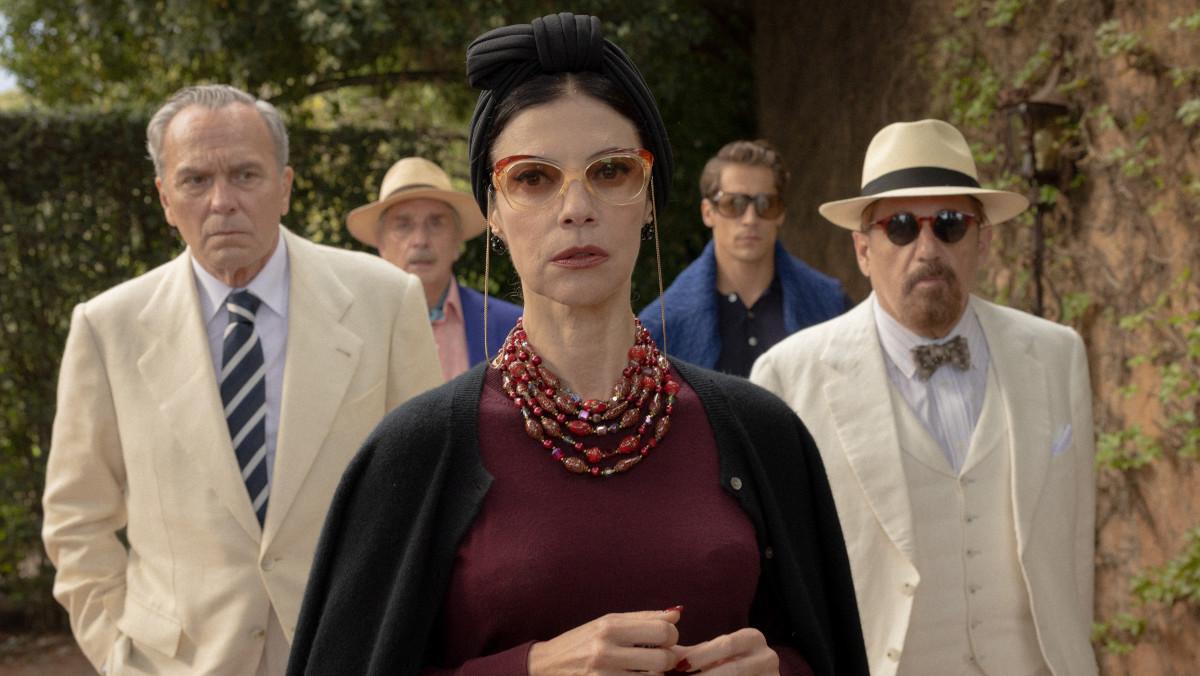 Jose Coronado, Gonzalo de Castro, Maribel Verdú, Martiño Rivas y Pepón Nieto, en 'El problema final'