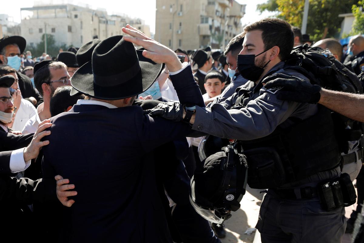 Enfrontaments violents entre la policia i els ultraortodoxos a Israel