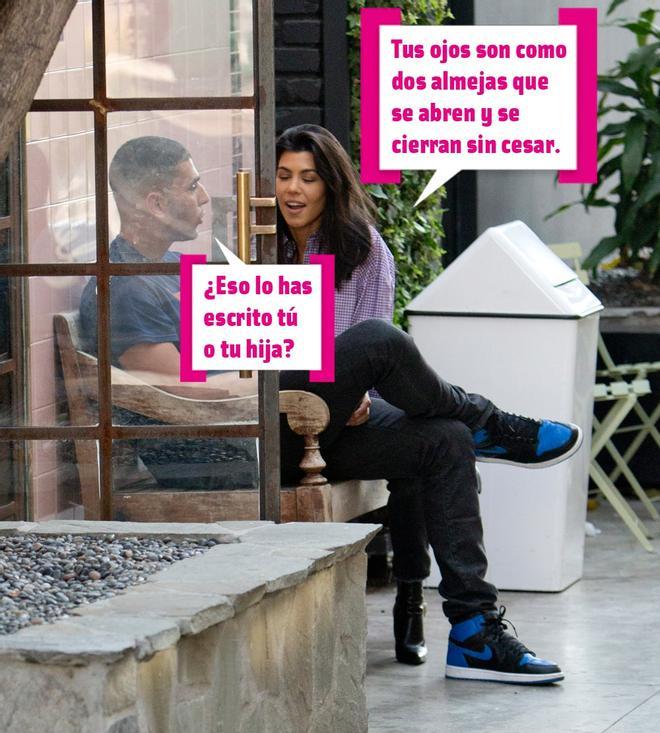 Kourtney Kardashian recita una poesía para su novio Younes Bendjima