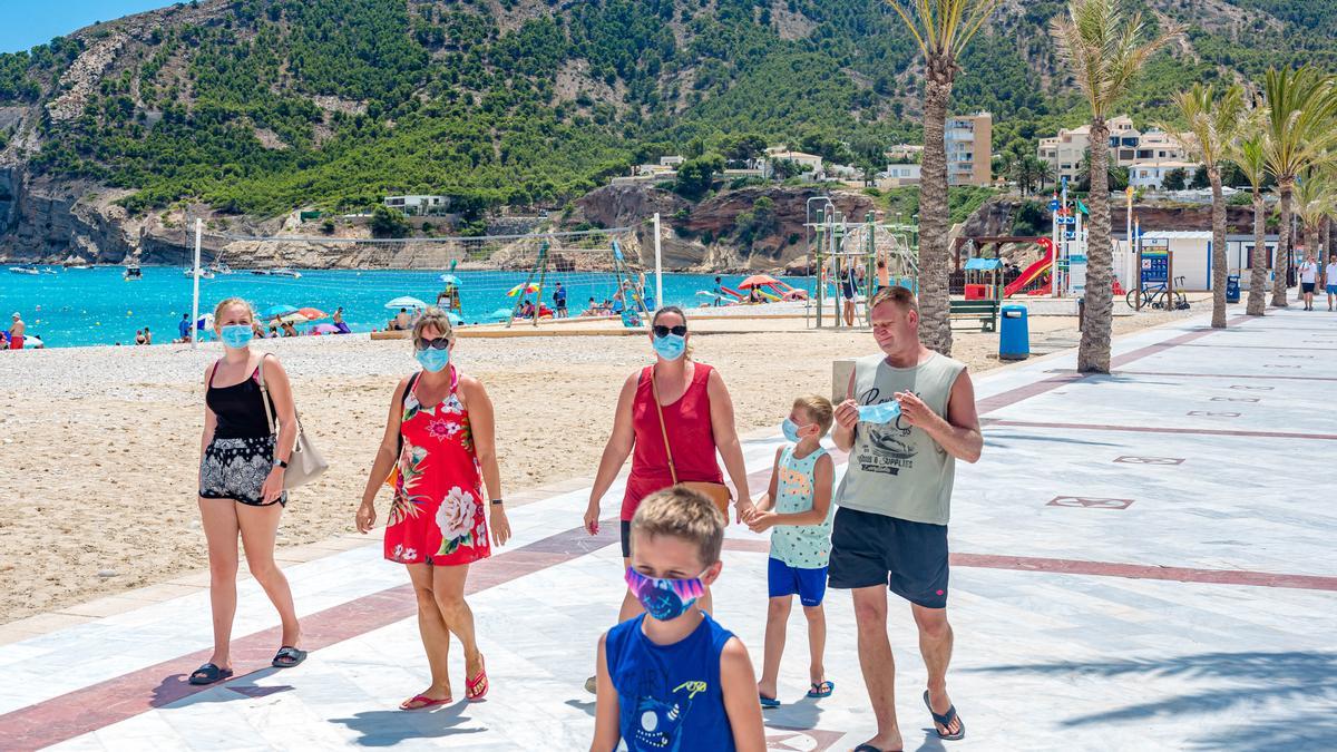 La playa del Albir (L'Alfàs del Pi)