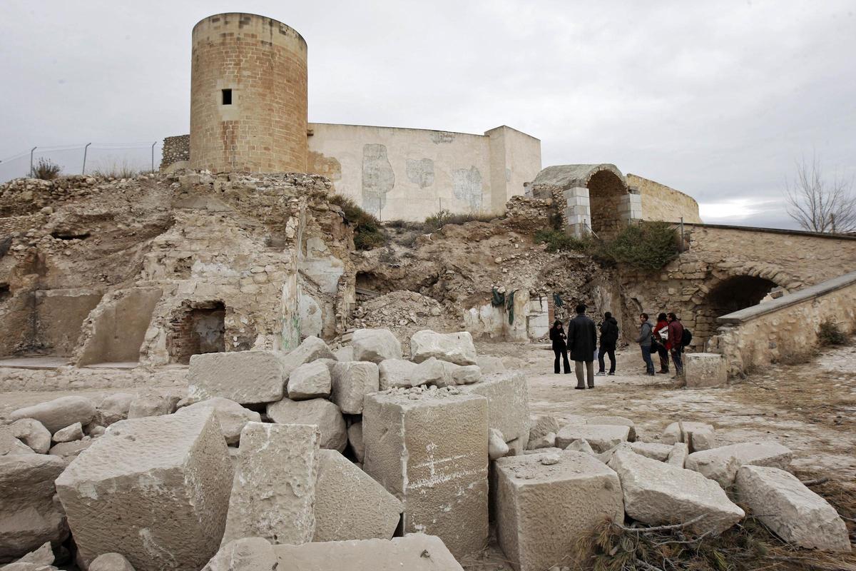 El Castillo en 2013, antes del inicio de las primeras obras de recuperación