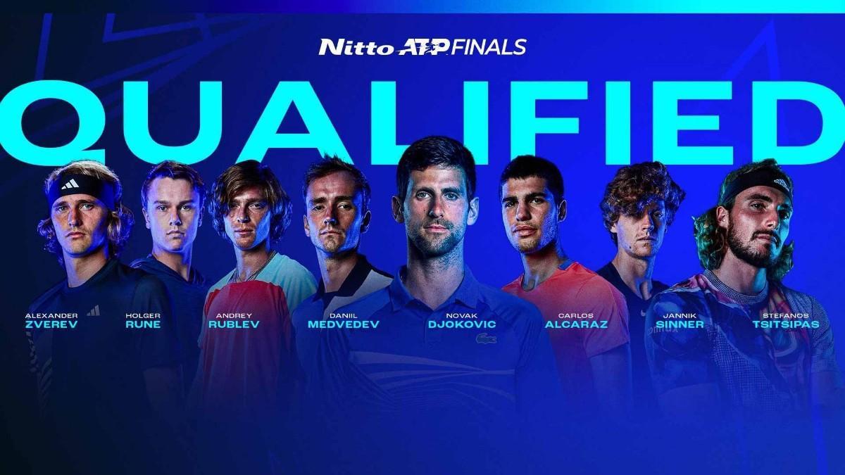 Los ocho tenistas del ATP Finals