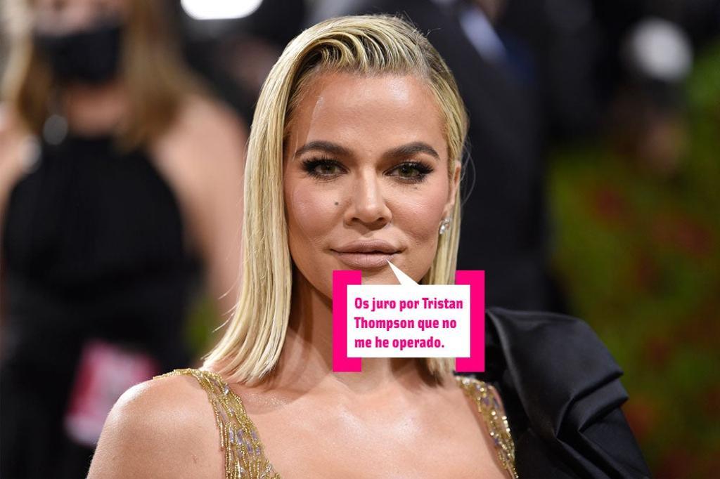Khloe Kardashian posa en la red carpet de la MET Gala 2022