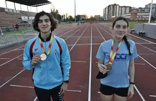 Promesas de oro del atletismo de la comarca