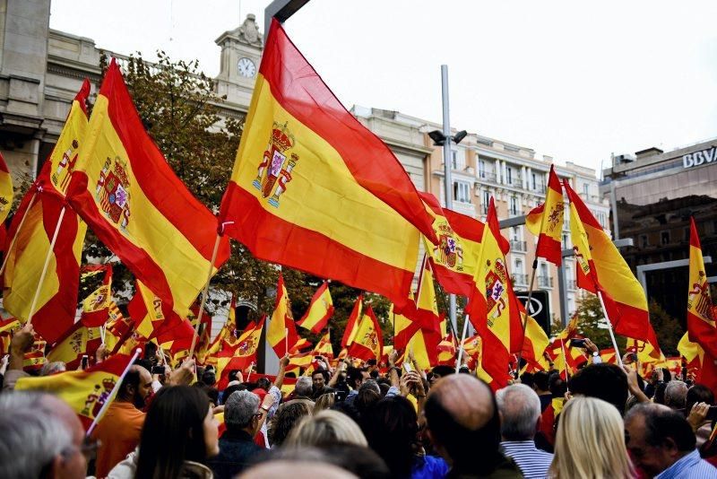 Manifestación contra el 1-0 en Zaragoza