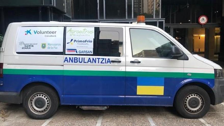 Ambulancia medicalizada con destino a Ucrania.  | L.O.