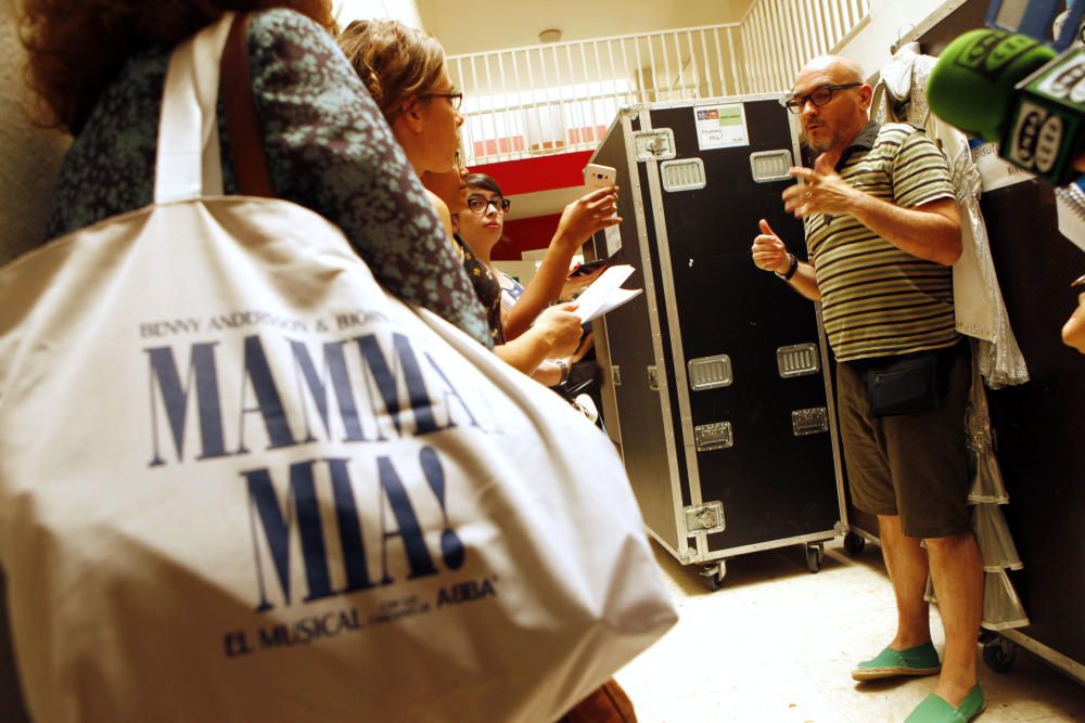 Backstage de Mamma Mia!