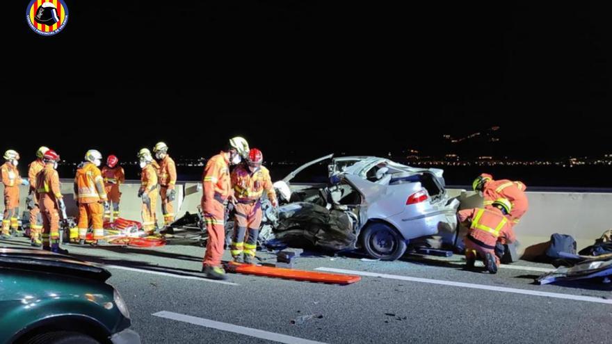 Cinco muertos en un brutal accidente de tráfico en Rotglà i Corberà