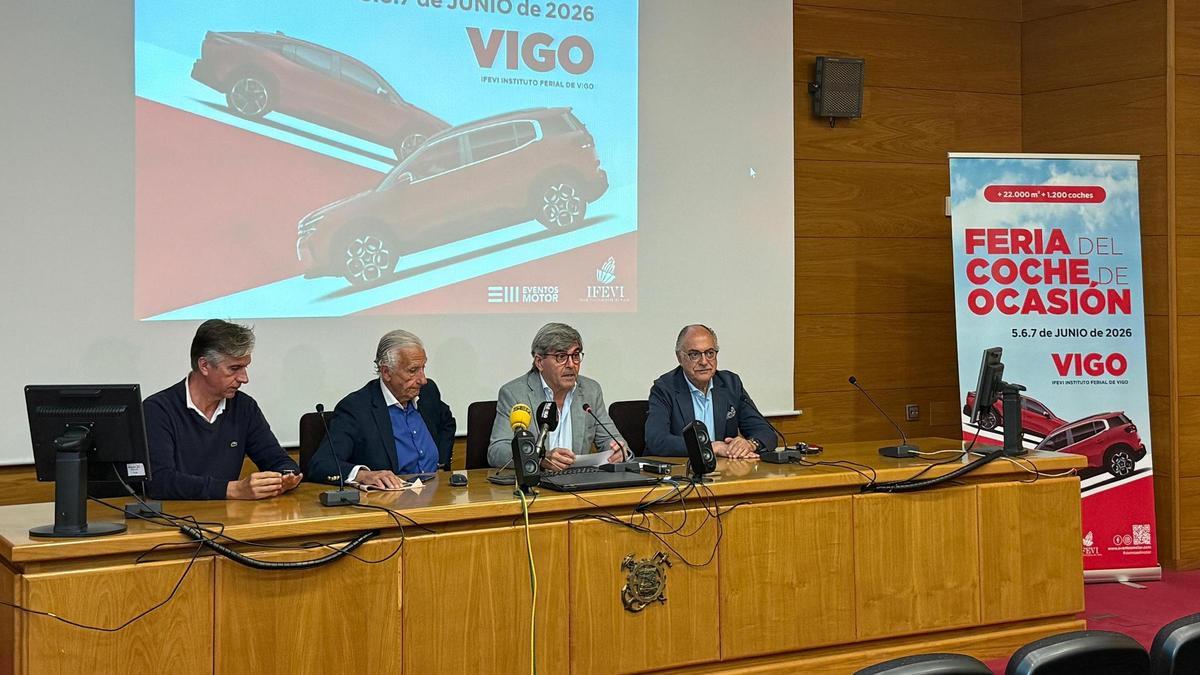 Presentación del salón esta mañana en la Cámara de Comercio de Vigo.