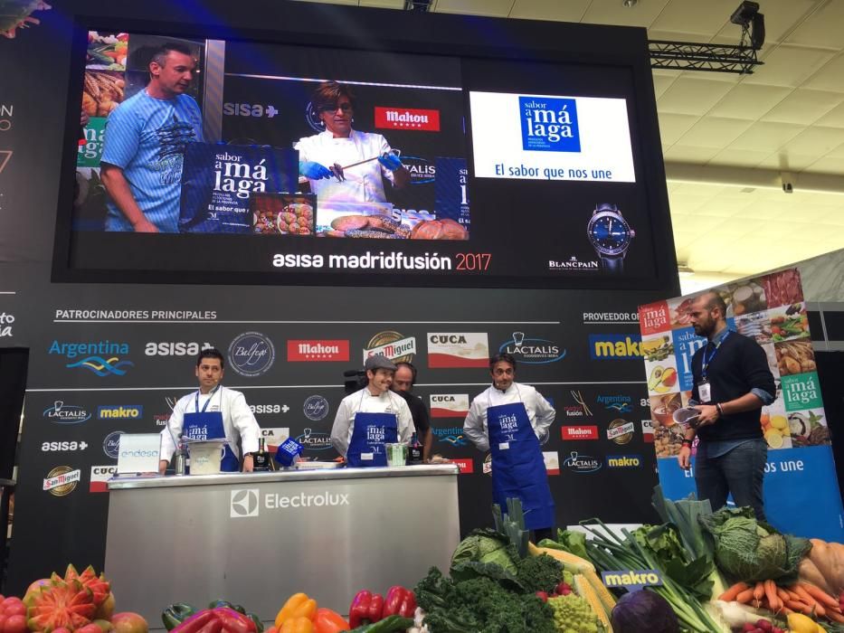 Cocineros malagueños triunfan en Madrid Fusión.