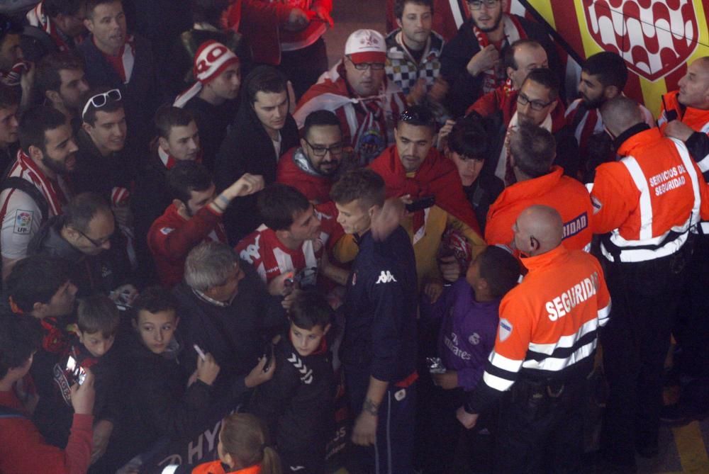 L'afició del Girona FC a Reus.