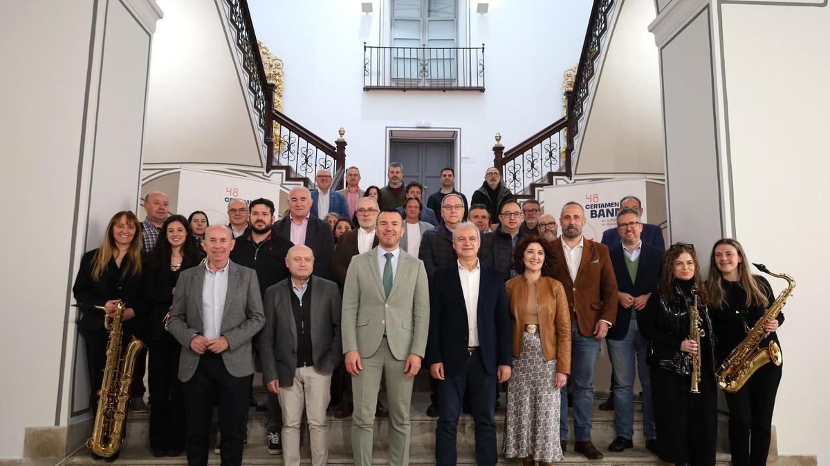 Presentació del Certamen Bandes en la Diputació.
