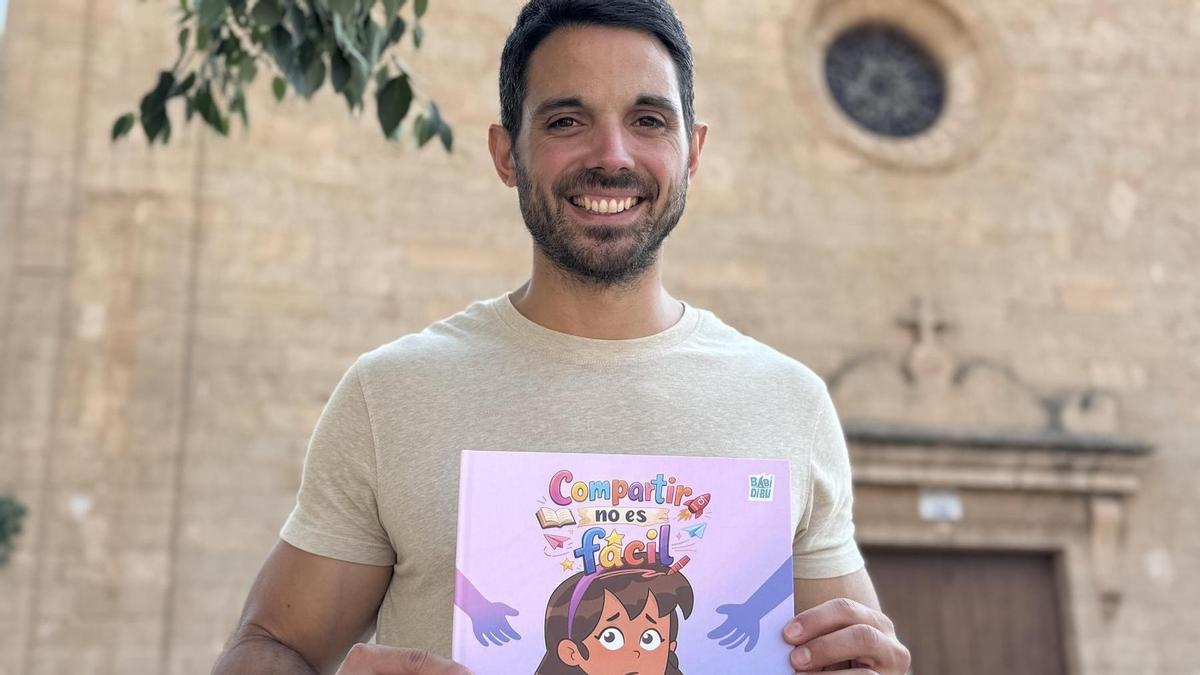 El docente Javier García Navarro debuta en la literatura infantil un cuento sobre aprender a compartir