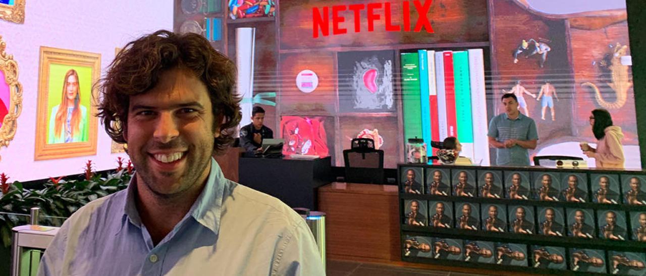 Pablo Romero, en la sede de Netflix en Hollywood.