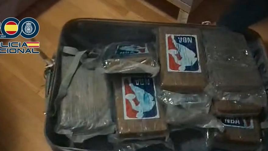 Varios detenidos de Alicante por una red que introducía cocaína en maletas desde Ecuador