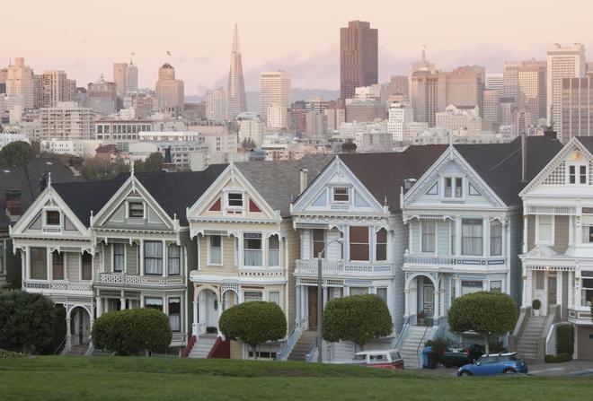 The Painted Ladies in San Francisco California