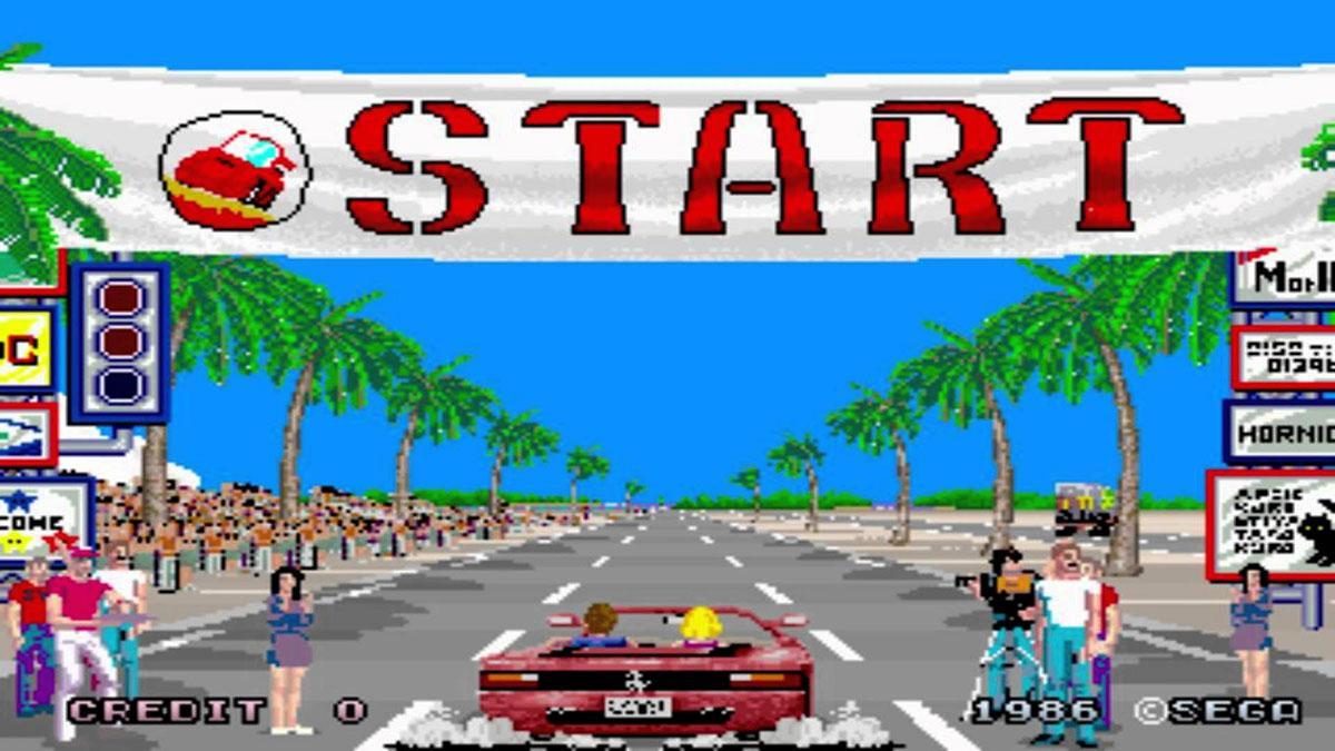 Un Ferrari, música electrónica y esos cielos de SEGA: Michael Bay dirigirá una película basada en Outrun