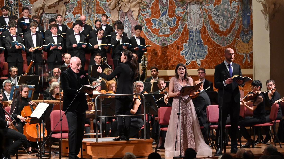 La OBC recrea ‘La Creación’ de Franz Joseph Haydn, en el Palau de la Música Catalana.