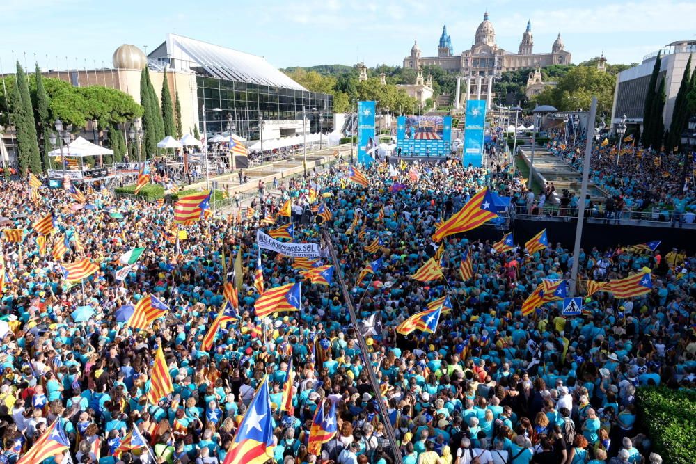 Manifestació de la Diada a Barcelona 2019