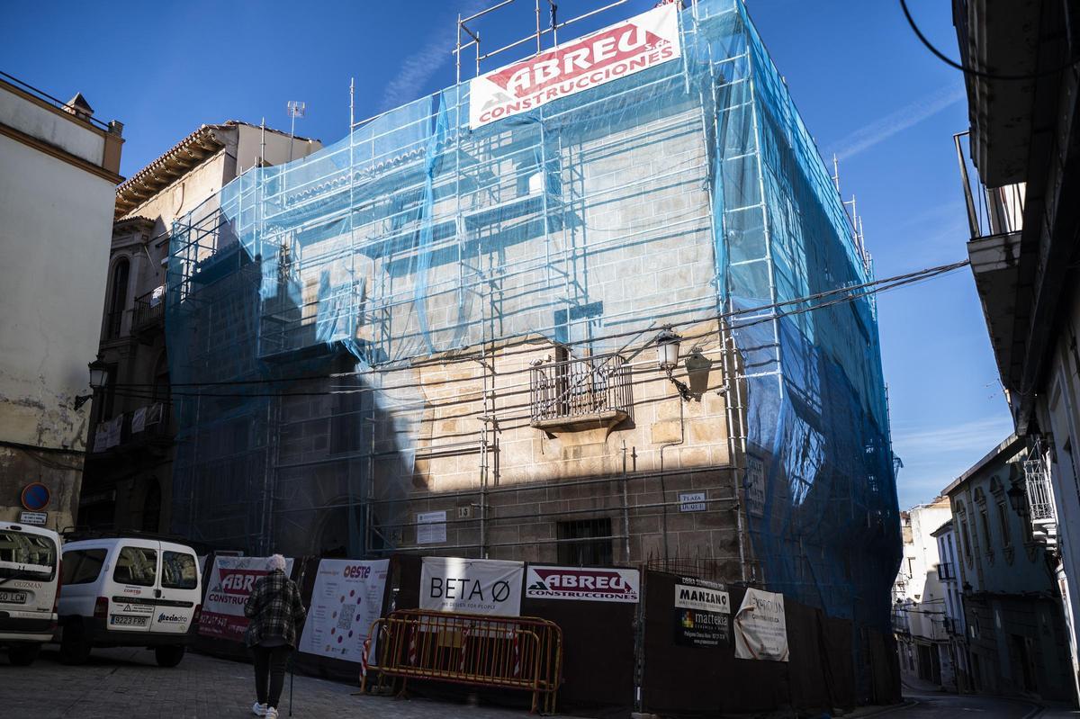 El Palacio de Abrantes, en obras.