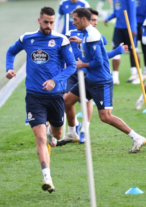 Sesión a puerta cerrada en Riazor