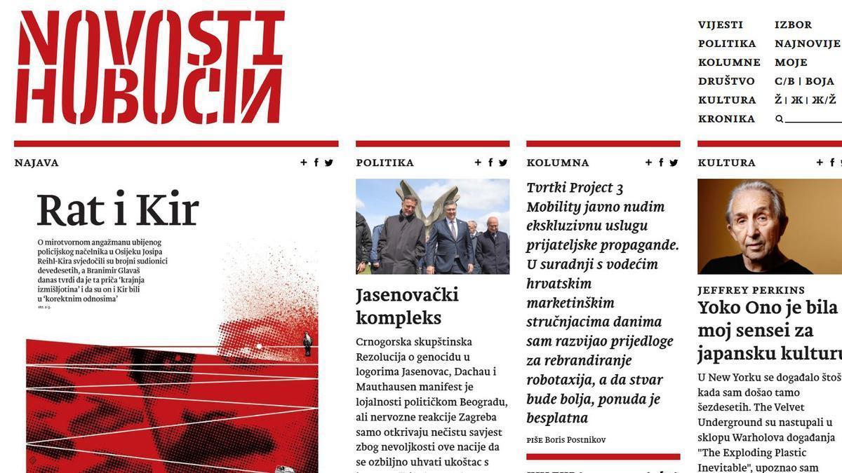 La revista 'Novosti'.