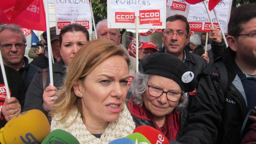 Pensionistas extremeños reclaman la revalorización de las pensiones y un sistema &quot;viable y sostenible&quot;