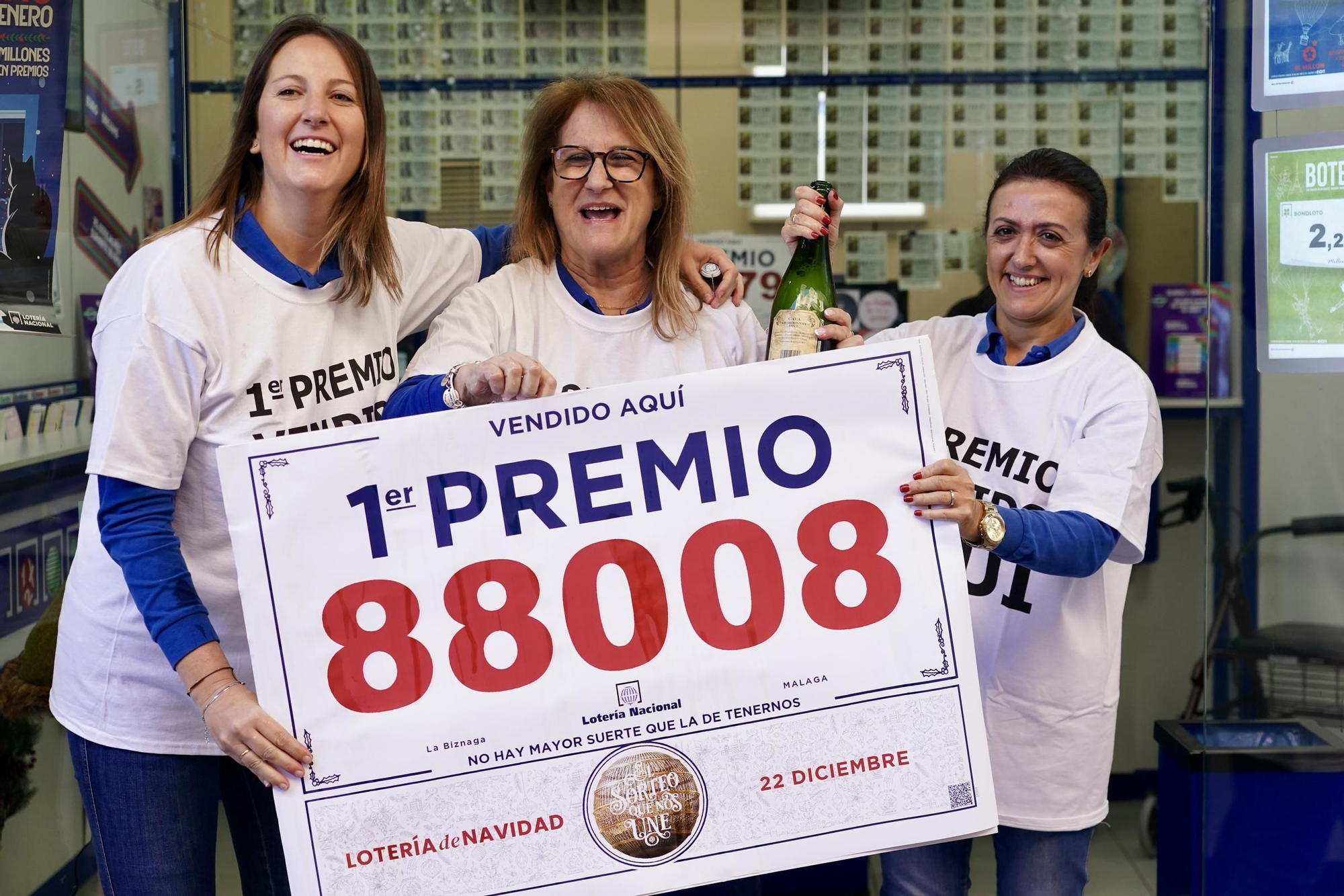 Los premiados de la Lotería de Navidad 2023, en imágenes